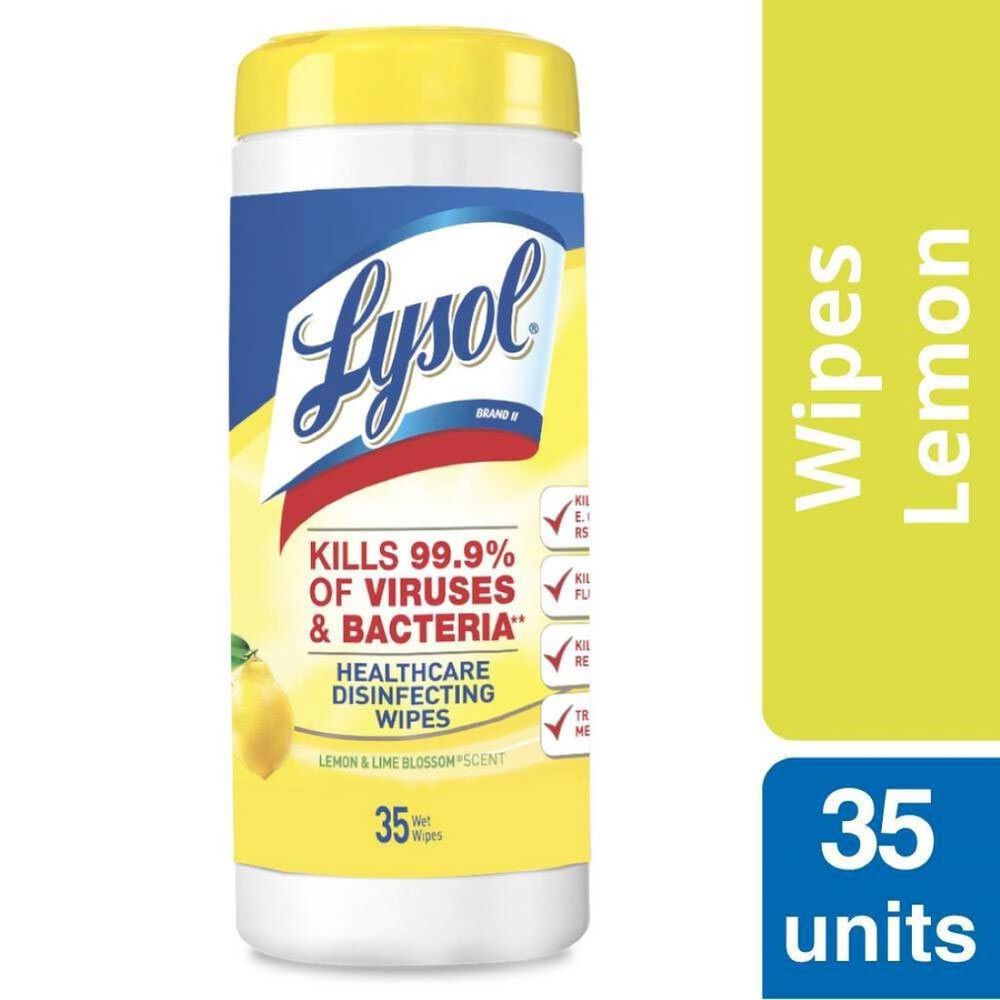 Toallitas Desechables Desinfectantes Citrico 35un Lysol image number 0.0